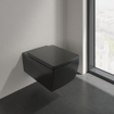 Villeroy & boch Memento 2.0 wandcloset 56cm z/spoelrand C + p.black SW1162614