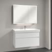 Villeroy & Boch My view armoire de toilette avec miroir - 80x75cm - 2 portes 2 prises de courant LED SW641657