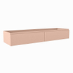 Mondiaz FOGE Meuble sous vasque - 160x45x25cm - 2 tiroirs - softclose - 1 découpe droite - Rosee SW1015637