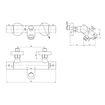 Best Design Colari opbouw badthermostaat met handdoucheset mat zwart SHOWROOMMODEL SHOW20824