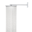 Axor Showersolutions hansgrohe douche de tête 300/300 2jet avec bras de douche 45cm 30x30cm chrome SW241748