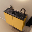 MONDIAZ TURE-DLUX Meuble toilette - 60cm - Ocher - EDEN - vasque Lava - position droite - 1 trou de robinet SW1103901