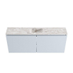 MONDIAZ TURE-DLUX 120cm meuble WC Clay. EDEN lavabo Glace position milieu. Avec 1 trou de robinet. SW1103278