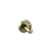 Fortifura Calvi Ensemble d'accessoires WC - porte-balai WC - ouvert - crochet porte-serviette - porte-rouleau WC - sans clapet - laiton brossé (or) SW809434