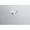 Duravit D code porte-savon en verre droit chromé GA49406