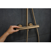 HansgrohePulsify Puro1jet showerpipe ecosmart 260 thermostatisch 3jet handdouche en doucheslang 160cm brushed bronze SW1151842