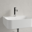 Villeroy & Boch Finion lave-mains 1 trou de robinetterie 43x39cm - ceramic+ sans trop-plein stone white SW209537