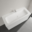 Villeroy & Boch Finion Lavabo-console - 1200 x 500 x 160 stone white mat (blanc) CeramicPlus - avec trop-plein dissimulé - non poli SW209581