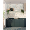 Terravito Hovano carreau mural et de sol - 60x60cm - 10mm - Carré - rectifié - Terrazzo - Crème mat SW728276