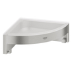GROHE Start Cube Receveur de douche - 16x16x6cm - modèle d'angle - montage mural - supersteel SW878178