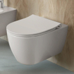 Ideal standard I.life WC suspendu - 53.5x35cm - sans bride de rinçage - softclose - blanc brillant SW1416579