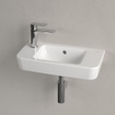 Villeroy & Boch O.novo lave-mains 50x25cm - avec 1 trou de robinetterie sans trop-plein blanc SW448493