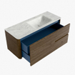 Mondiaz CIRO-DLUX Ensemble de meubles de salle de bains - 120x45x50cm - Vasque solid surface Opalo - 1 bassin à droite - 1 trou de robinet - 2 tiroirs - Dusk SW1532950
