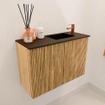 Mondiaz JOYA 60cm meuble de toilette - couleur Chêne - Vasque FAYE position Droite 1 trou de robinet couleur Urban SW1421178