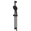 GROHE Tempesta Cube 110 Ensemble barre de douche - 60cm - douchette carrée - 2 types de jets - flexible de douche lisse - noir mat SW1077331