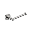 FugaFlow Eccelente Ensemble accessoires WC 5 pièces - porte-rouleau de papier toilette - porte-rouleau de réserve - porte-brosse WC - crochet porte-serviette - poubelle à pédale - chrome SW1450709