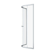 Sealskin Hooked Cabine de douche quart de cercle en quatre parties avec portes coulissantes 90x90x200 cm, verre de sécurité transparent 6 mm avec traitement anticalcaire chrome SW696359