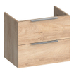BRAUER Elevate wastafelonderkast ondiep 60 excl. opleggrepen 2 softclose lades en 1 sifon uitsparing - Forest Wheat SW1200232