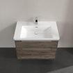 Villeroy & Boch Subway 3.0 meuble sous-lavabo - 77.2x57.9cm - 2 tiroirs Chêne pierre SW641629