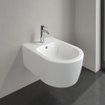 Villeroy & Boch Avento bidet suspendu mural 1 trou de robinet avec trop-plein avec fixation dissimulée CeramicPlus blanc SW106449