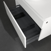 Villeroy & Boch Legato meuble sous lavabo avec 2 tiroirs pour lavabo à poser milieu 100x50x55cm blanc mat 0124642