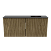 Mondiaz JOYA 90cm toiletmeubel - kleur Dusk - Wastafel FAYE positie Rechts Zonder kraangat kleur Urban. SW1421663