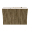 Mondiaz JOYA-DLUX 60cm toiletmeubel - kleur Dusk - Wastafel FAYE positie Rechts 1 kraangat kleur Nata. SW1425888