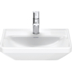 Duravit D-Neo Lavabo d'angle 45x33.5x13cm 1 trou de robinet rectangulaire Céramique Blanc SW640444
