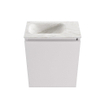 MONDIAZ TURE-DLUX meuble WC 40 cm Cale. EDEN lavabo Ostra position gauche. Avec 1 trou de robinet. SW1104725
