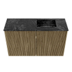 Mondiaz JOYA-DLUX 70cm toiletmeubel - kleur Dusk - Wastafel FAYE positie Rechts 1 kraangat kleur Lava. SW1423220
