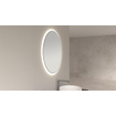 Wiesbaden Novi Miroir rond avec éclairage LED réglable 60cm Noir mat SW796250