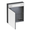 BRAUER Promise spiegelkast - 60x70x15cm -- met verlichting 1 linksdraaiende spiegeldeur Timber Grey SW1203722