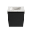 MONDIAZ TURE-DLUX meuble WC 40 cm Urban. EDEN lavabo Ostra position milieu. Sans trou de robinet. SW1104653