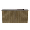Mondiaz JOYA-DLUX 80cm meuble de toilette - couleur Dusk - Vasque FAYE position Droite 1 trou de robinet couleur Oza. SW1425980
