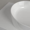 Villeroy & Boch Collaro lavabo à poser - ovale 56x36cm - sans trop-plein sans trou de robinet CeramicPlus blanc SW358399