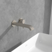 Villeroy & Boch Dawn ensemble de robinet à une poignée - Nickel brossé mat (inox) SW974312