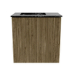 Mondiaz JOYA-DLUX Meuble de toilette 40cm - couleur Dusk - Vasque FAYE position Gauche Sans trou de robinet couleur Lava SW1423221