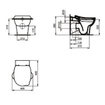 Ideal Standard Contour 21 closetzitting met deksel voor kinderclosetpot 3 7 jaar wit 0467089