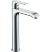 Hansgrohe Metris wastafelkraan highriser 26 met waste chroom 0450932