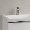 Villeroy & Boch Subway 3.0 lavabo-vasque à poser sur meuble - 65x47x16.5cm - Rectangulaire 1 trou de robinet sans trou de trop-plein Blanc Alpin brillant Céramique SW702148