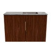 Mondiaz JOYA-DLUX Meuble de toilette 60cm - couleur Ruby - Vasque FAYE position Droite Sans trou de robinet couleur Sombra SW1425656