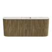 Mondiaz JOYA-DLUX 103.2cm toiletmeubel - ronding links en rechts kleur Dusk - Wastafel FAYE positie Midden 1 kraangat kleur Nata. SW1425966