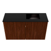 Mondiaz JOYA 70cm meuble de toilette - couleur Ruby - Vasque FAYE position Droite 1 trou de robinet couleur Urban SW1421794