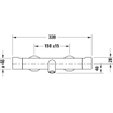 Duravit C.1 badthermostaat opbouw chroom SW157844