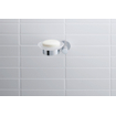 Duravit D code porte-savon en verre droit chromé GA49406