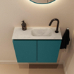 MONDIAZ TURE-DLUX Meuble toilette - 60cm - Smag - EDEN - vasque Opalo - position droite - 1 trou de robinet SW1104538