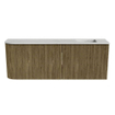 Mondiaz JOYA-DLUX 111.6cm toiletmeubel - ronding links kleur Dusk - Wastafel FAYE positie Rechts 1 kraangat kleur Opalo. SW1423366
