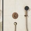 Hansgrohe Duoturn S inbouwkraan voor 2 functies brushed bronze SW918587