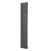 Plieger Antika Retto designradiator verticaal middenaansluiting 1800x295mm 994W zilver metallic 7253227