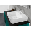 Villeroy & Boch Finion lavabo - dessous meulé 1 trou de robinet 60x47cm - ceramic+ avec trop-plein dissimulé blanc SW106476